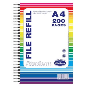 Contessa Spiral A4 200pg Refill Pad Notebook
