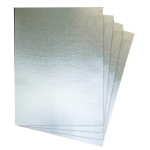 A4 Cardboard Paper Silver