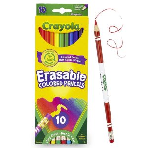 Crayola Erasable Colored Pencils By 10