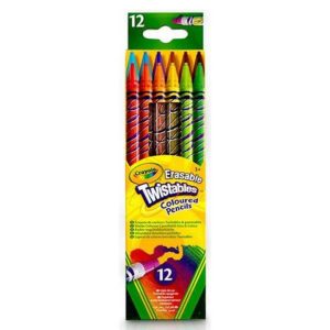 Crayola Erasable Twistable Colored Pencils by 12