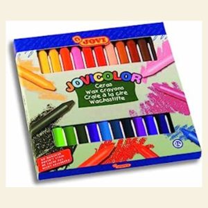 Jovi Round Wax Crayons x24