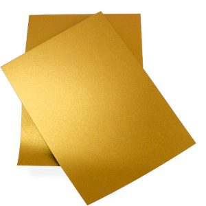 A4 Cardboard Paper Gold