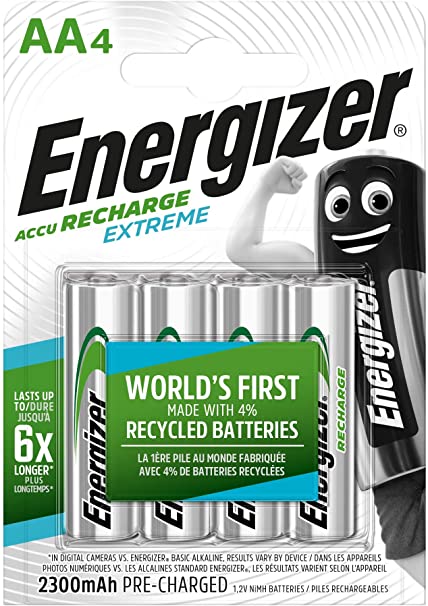 Energizer Rechargeable Batteries AA (4 Pack)
