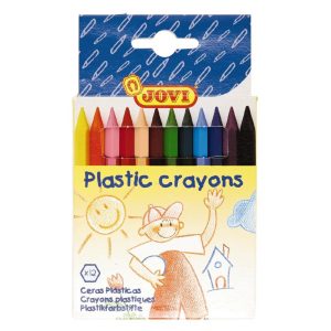 Jovi Plastic Crayons by 12