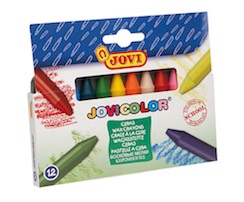 Jovi Round Wax Jumbo Crayons by 12