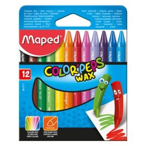 Maped Wax Crayons By 12