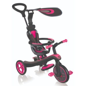 GLOBBER EXPLORER TRIKE 4 IN 1 FUCHSIA (WHEADREST)