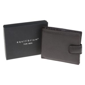 Equilibrium for Men Brown Folding Wallet