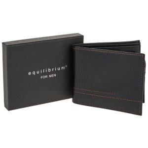 Equilibrium Stitch Wallet - Black
