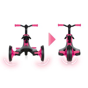 GLOBBER EXPLORER TRIKE 4 IN 1 FUCHSIA (WHEADREST) - Image 3
