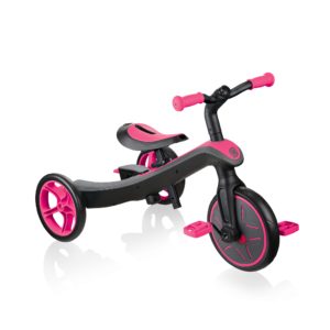 GLOBBER EXPLORER TRIKE 4 IN 1 FUCHSIA (WHEADREST) - Image 5