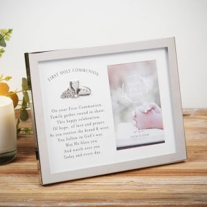 Faith & Hope Silver Plated 1st Holy Communion Frame