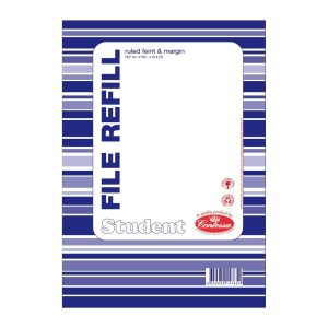 File Refill Pad A4 4 Hole 200 Pages
