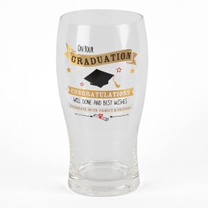Graduation Pint Glass