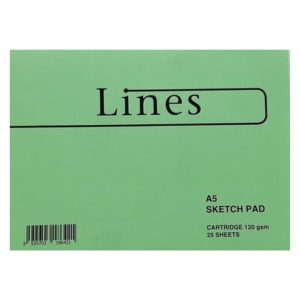 Lines Sketch Pad A5