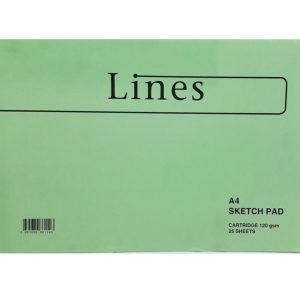 Lines Sketch Pad A4