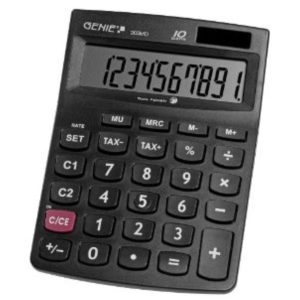 Calculator Genie 205MD 10-Digit 100x140mm