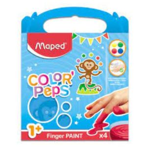 Maped Finger Paint For Ages 1+ by 4 pcs.