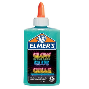 ELMERS GLOW IN THE DARK LIQUID GLUE-BLUE  147ML       3026981620782