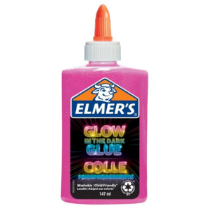 ELMERS GLOW IN THE DARK LIQUID GLUE-PINK  147ML       3026981620799