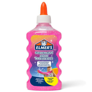 ELMERS GLITTERED GLUE- PINK         3026980772499