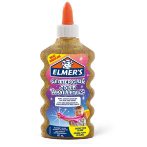 ELMERS GLITTERED GLUE- GOLD-  177ML       3026980772512
