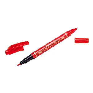 Pentel Twin Permanent Marker Red PE-N75W-B