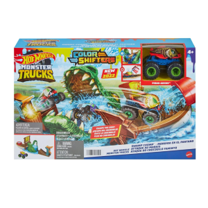 HOTWHEELS MONSTER TRUCK SWAMP CHOMP PLAYSET          MHWHGV14