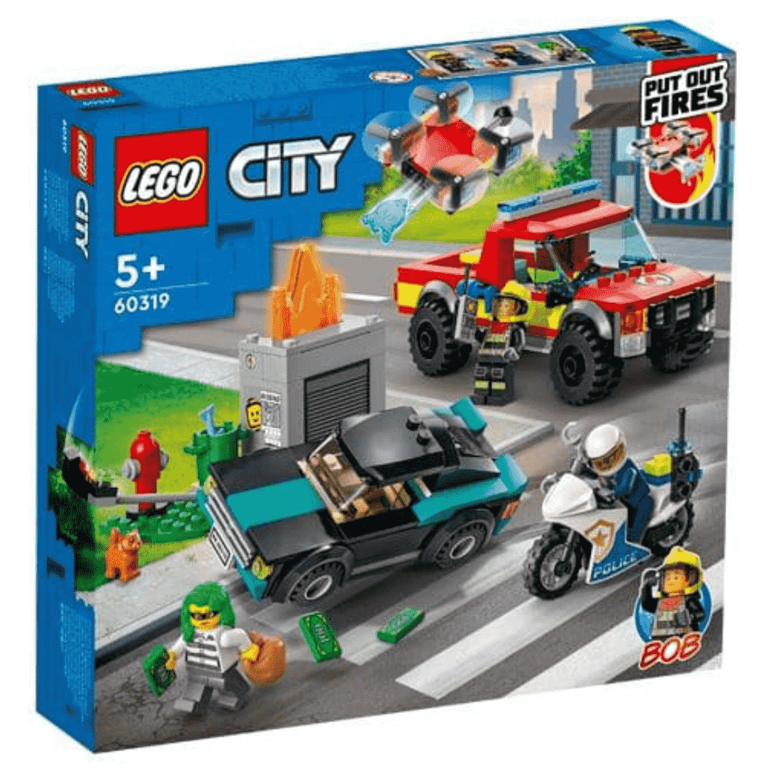 LEGO CITY FIRE RESCUE AND POLICE CHASE LO60319