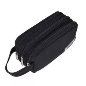Seven Pencil Pocket 3 Zip Black